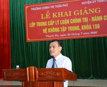 Khai giảng Lớp F1689 link không bị chặn - Hành chính,  hệ không tập trung khóa 159 năm học 2020 - 2022 huyện Thạch Hà