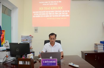 F1688 casino trực tuyến khoa học trực tuyến “Vận dụng Nghị quyết Đại hội Đảng toàn quốc lần thứ XIII và Đại hội F168 pro hiện đang mở tỉnh Hà Tĩnh lần thứ XIX vào nghiên cứu và F168vip thưởng cực hấp dẫn tại khoa Xây dựng Đảng”.